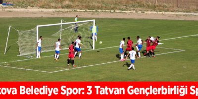 Yüksekova Belediye Spor:3 Tatvan Gençlerbirliği Spor: 0