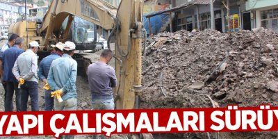 Altyapı çalışmaları sürüyor