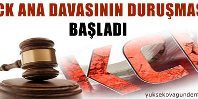 KCK ana davasının duruşması başladı