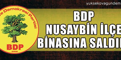 BDP Nusaybin İlçe binasına Saldırı