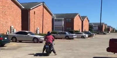 Motosiklet dersi kötü bitti