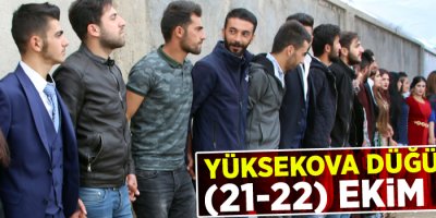 Yüksekova Düğünleri (21-22) Ekim 2017