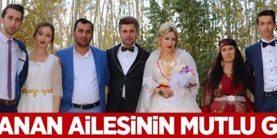 Özcanan ailesinin mutlu günü