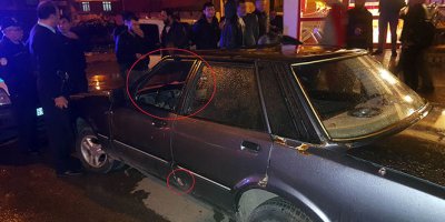 Araca silahlı saldırı