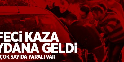 Feci kaza meydana geldi, 7 yaralı