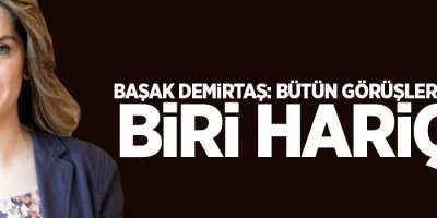 Başak Demirtaş: Bütün görüşlere gittim, biri hariç...