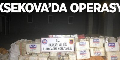 Yüksekova’da 37 bin 500 paket kaçak sigara ele geçirildi