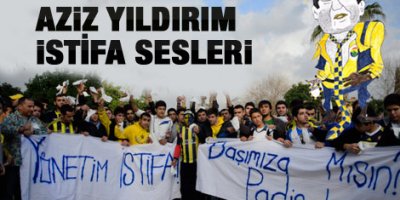 Mersin'de Aziz Yıldırım'a protesto