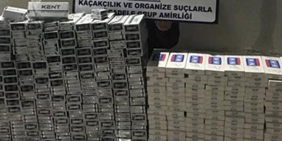 5 bin paket kaçak sigara ele geçirildi