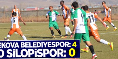 Yüksekova Belediyespor: 4 - 1960 Silopispor: 0