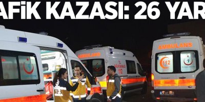 Iğdır’da kaçak göçmenleri taşıyan minibüs devrildi: 26 yaralı