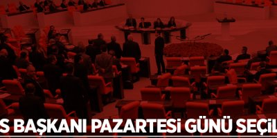 Meclis başkanı pazartesi günü seçilecek