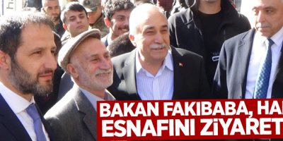 Bakan Fakıbaba, Hakkari esnafını ziyaret etti