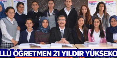 Gönüllü öğretmen 21 yıldır Yüksekova’da