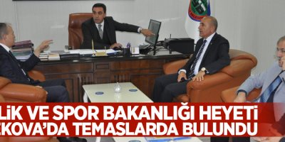Gençlik ve Spor Bakanlığı heyeti Yüksekova’da temaslarda bulundu