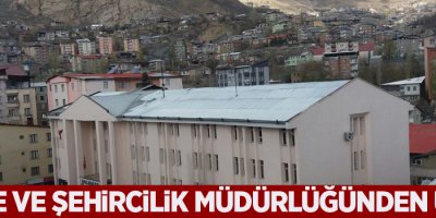Çevre ve Şehircilik Müdürlüğünden uyarı