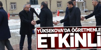 Yüksekova’da 24 Kasım Öğretmenler Günü