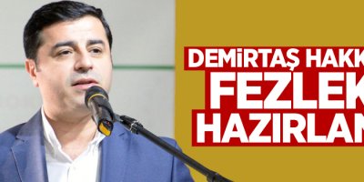 Demirtaş'a 'Cumhurbaşkanına hakaret' iddiasıyla fezleke hazırlandı