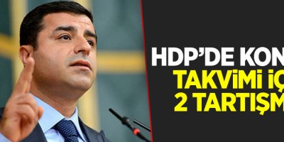HDP’de kongre takvimi için 2 tartışma