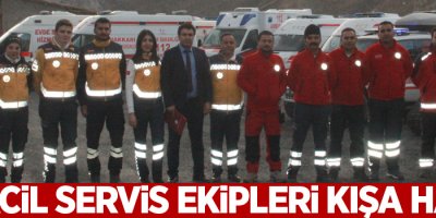 112 Acil Servis ekipleri kışa hazır