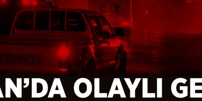 Van'da olaylı gece!