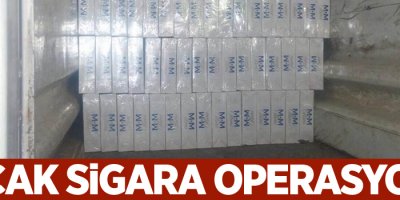 11 bin 180 paket kaçak sigara ele geçirildi