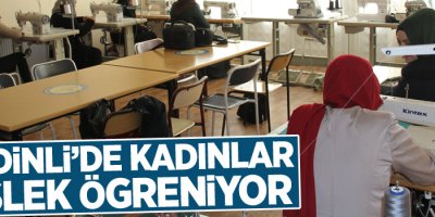 Şemdinli’de kadınlar meslek öğreniyor