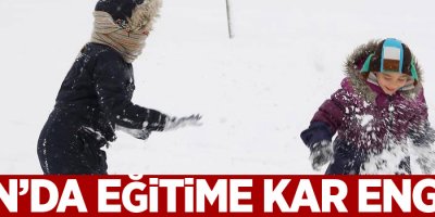 Van'da eğitime kar engeli