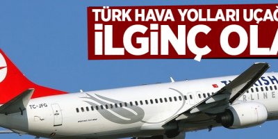 Türk Hava Yolları uçağında ilginç olay