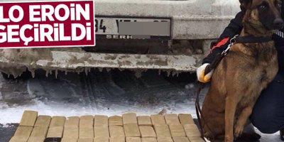 34 kilo eroin ele geçirildi