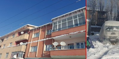 Yüksekova'da dondurucu soğuklar