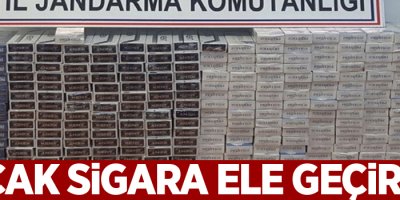 6 bin paket kaçak sigara ele geçirildi