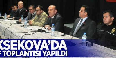 Yüksekova’da esnaf toplantısı yapıldı