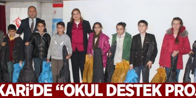 Hakkari’de “Okul destek projesi”
