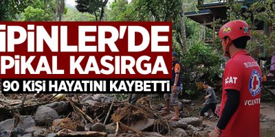 Filipinler'de tropikal kasırga: 90 ölü