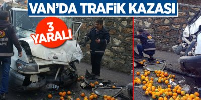 Van’da trafik kazası: 3 yaralı