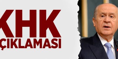 Bahçeli'den, KHK açıklaması