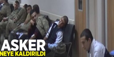 70 asker hastaneye kaldırıldı