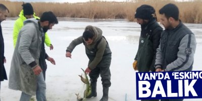 Van'da ‘Eskimo’ usulü balık avı