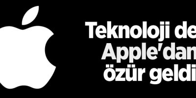 Apple: Özür diliyoruz