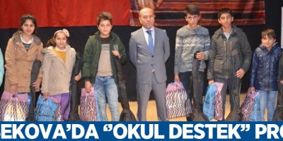 Yüksekova'da ''Okul Destek'' projesi
