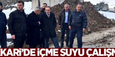 Hakkari’de içme suyu çalışması