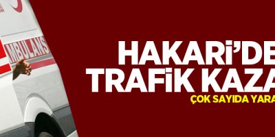 Hakkari'de trafik kazası: 5 yaralı