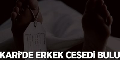 Hakkari'de erkek cesedi bulundu