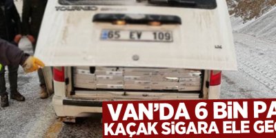 Van’da 6 bin paket kaçak sigara ele geçirildi
