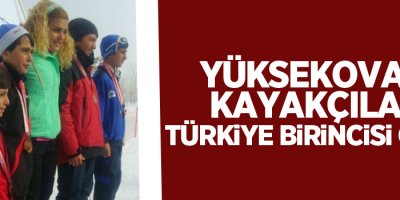 Yüksekovalı kayakçılar Türkiye birincisi oldu