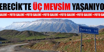 Derecik'te Üç Mevsim Yaşanıyor
