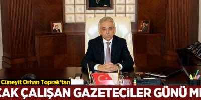 Vali Toprak'tan 10 Ocak Çalışan Gazeteciler Günü mesajı
