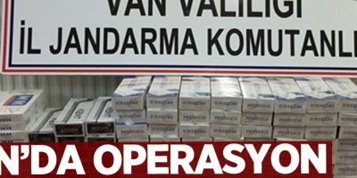 Van’da 3 bin 620 paket kaçak sigara ele geçirildi