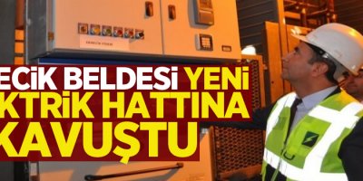 Derecik Beldesi Yeni Elektrik Hattına Kavuştu